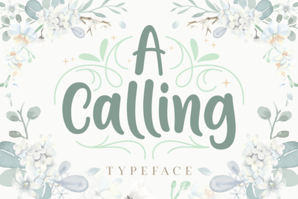 A Calling Script Font for Crafters and Product Sellers