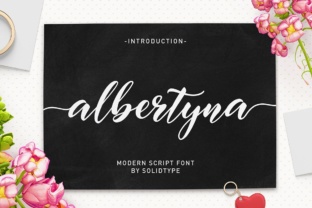 Albertyna Font: A Modern Script Typeface for Marketing