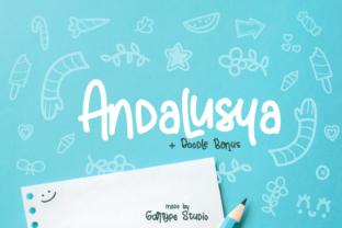 Andalusya: A Playful Script Font for Modern Editorial Design