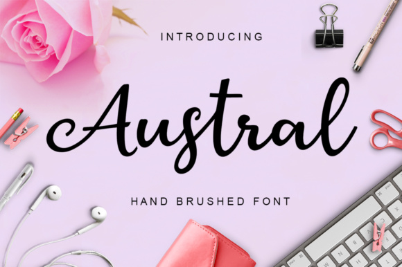 Austral Script Font: A Modern Typeface for Charming Brands