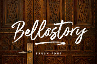 Bellastory Brush Font for High-Impact Campaign Designs