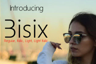 Bisix – A Minimalist Sans Serif Font for Modern Branding
