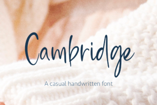Cambridge Script: A Fresh Handmade Calligraphy Font