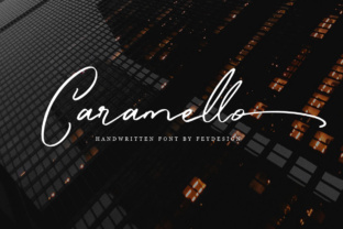 Caramello Handwritten Script Font for Editorial Design