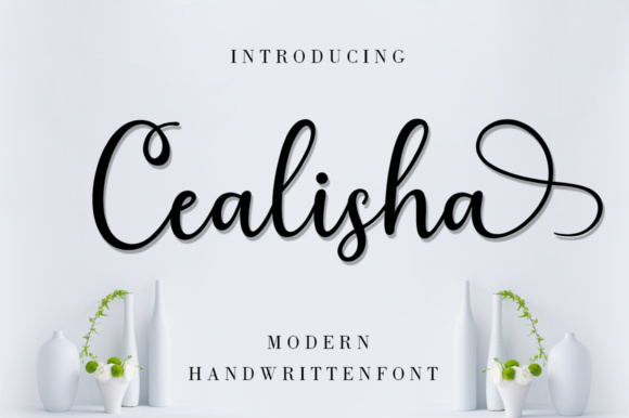Cealisha: A Modern Handwritten Font for Digital Branding