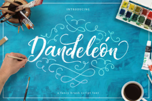 Dandeleón Script Font for Web Designers