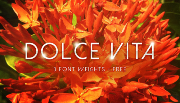 Dolce Vita: A Capital Font for Digital Designers