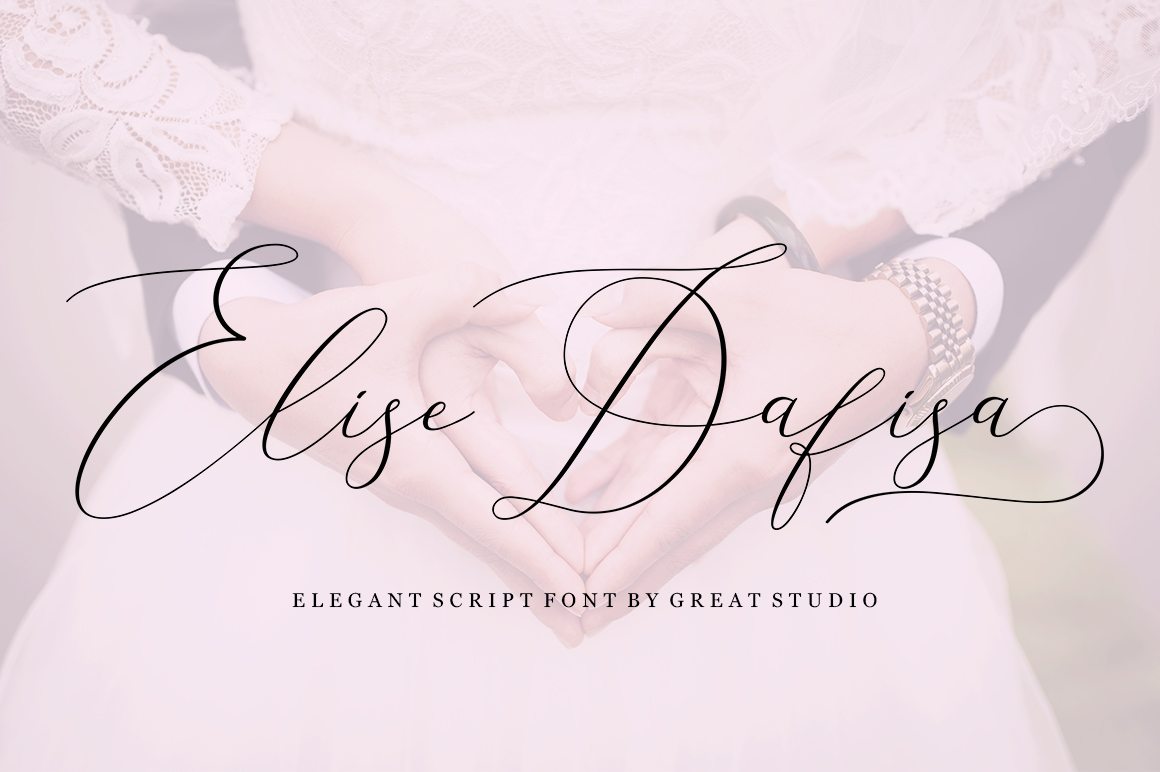 Elise Dafisa Script: A Modern Calligraphy Font for Crafters