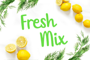 Fresh Mix: The Spring Script Font for Headlines and Branding
