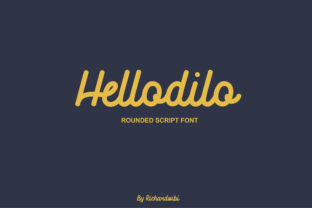 Hellodilo – A Refined Rounded Script Font for Web and Brand Design