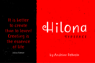Hilona: A Charming Handwritten Serif Font for Campaigns