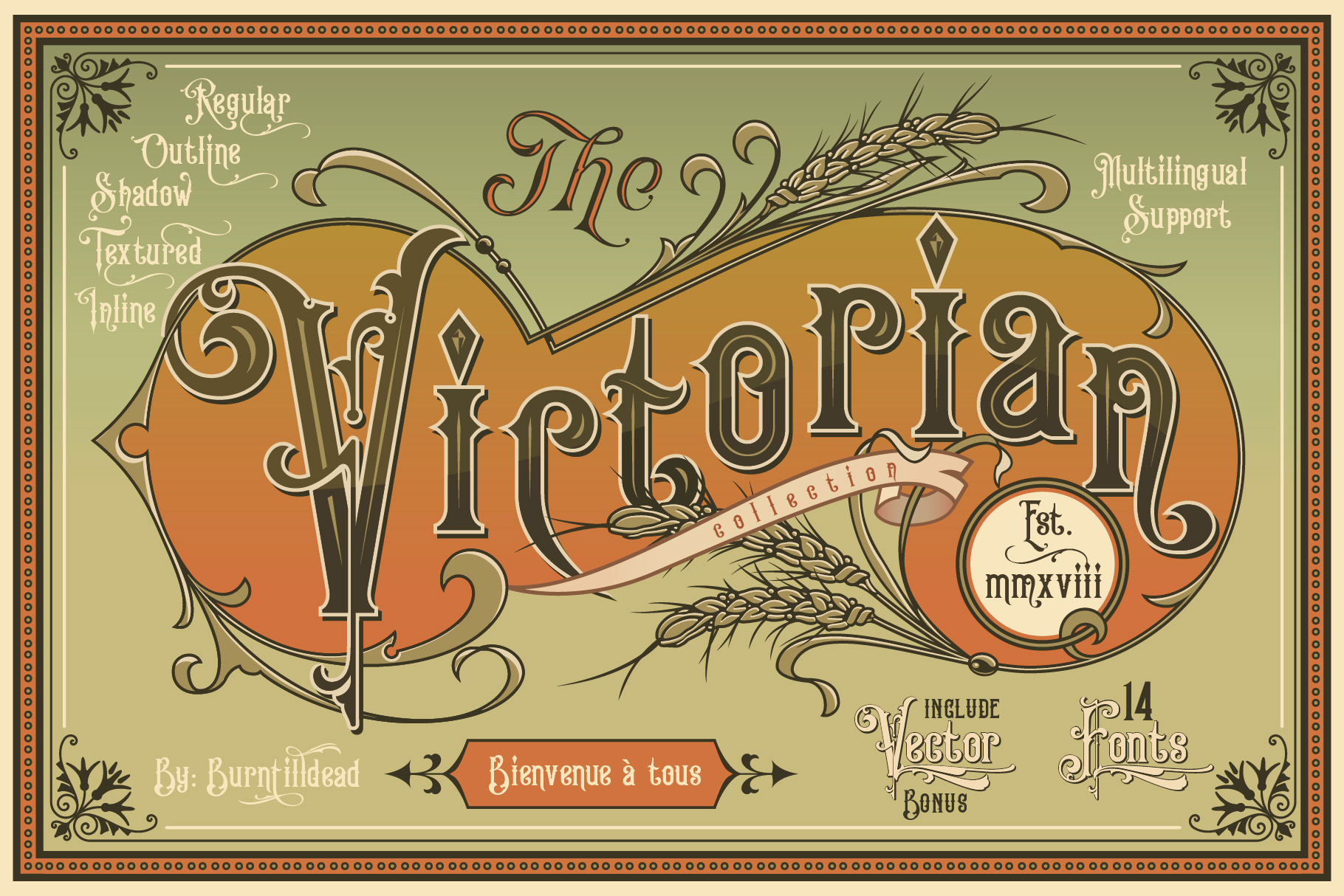 King Edward Queen Victoria Font: Victorian Serif for Designers
