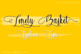Lonely Basket Handwritten Font for Editorial Design