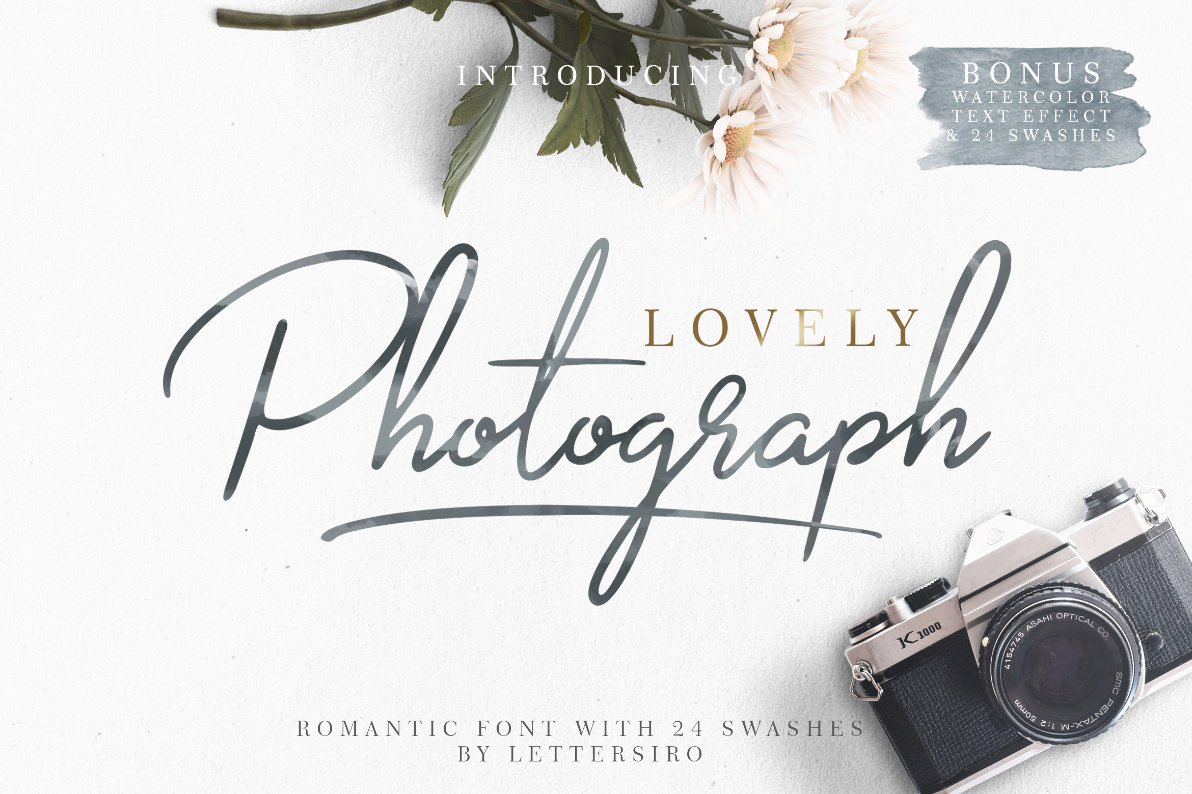 Lovely Photograph: A Fresh Hand-Lettered Font for Branding