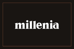 Millenia: A Short Serif Font for Logos, Editorial & Packaging