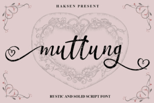 Muttung Script: A Beauty Script Font for Branding
