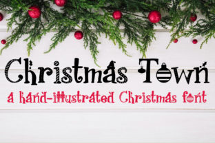 PN Christmas Town: A Hand-Illustrated Christmas Font