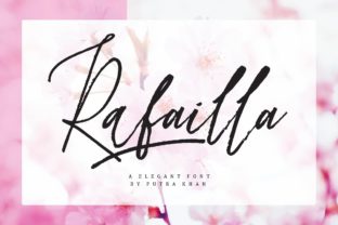 Rafailla Script: A Calligraphy Font for Editorial Design