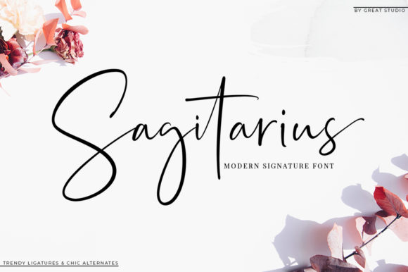 Sagitarius: A Luxurious Script Font for Elevated Branding