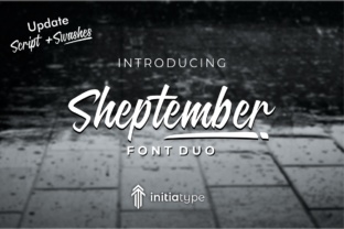 Sheptember Review: A Refined Script Handwritten Font