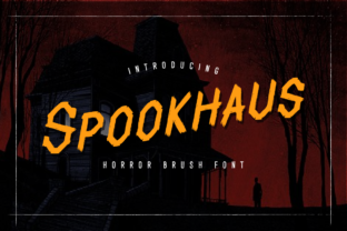 Spookhaus Horror Brush Font: A Campaign Designer’s Review