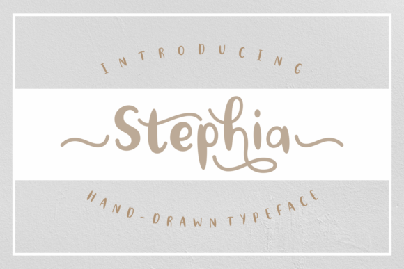 Stephia Handwritten Font for Consistent Small Business Branding