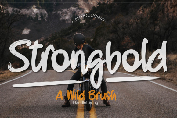Strongbold Font: Casual Dry Brush Typeface for Authentic Branding