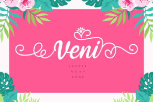 Veni: An Elegant Script Font for Marketing Design
