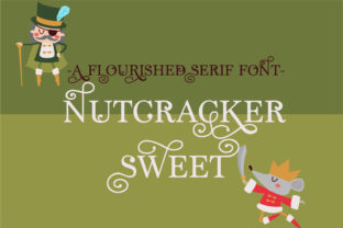 ZP Nutcracker Sweet: A Flourished Serif for Elegant Design